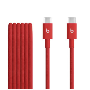 Beats USB-C to USB-C Woven Cable (1.5 m / 5 ft) – Rapid Red
